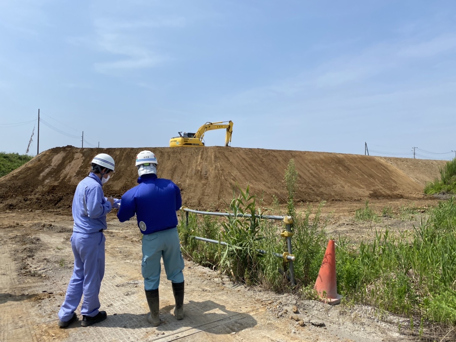 搬入土砂盛土量の実測状況 株式会社SPERAコーポレーション
