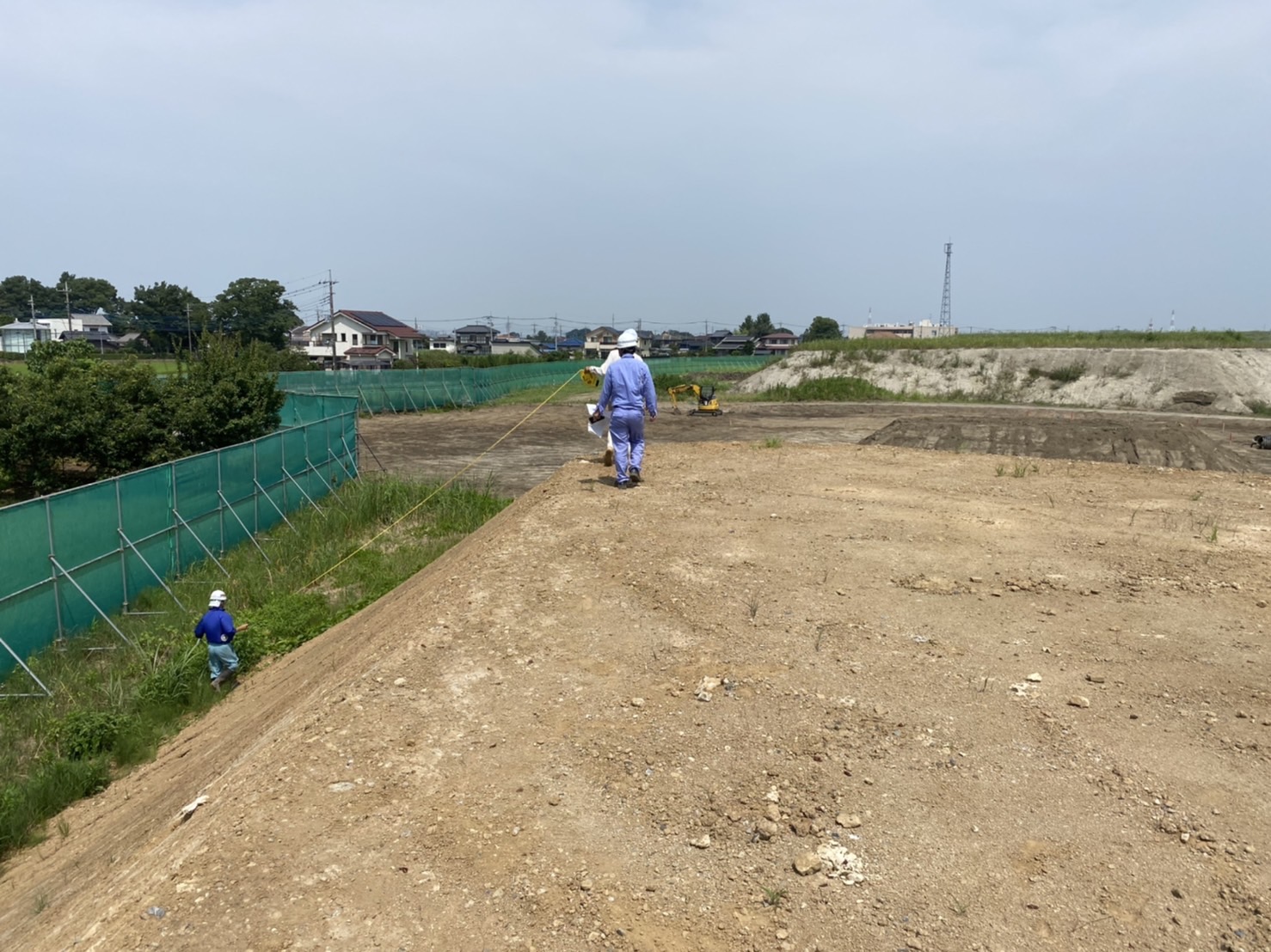 搬入土砂盛土量の実測状況 株式会社SPERAコーポレーション